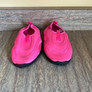 Pink and black water shoes size S (12-13)